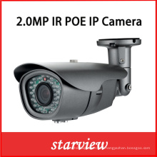 2.0MP IP Poe IR impermeable cámara CCTV red de seguridad Bullet (WH8)